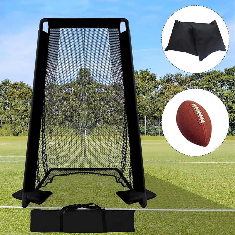 Sharellon Football Kicking Cage Net - Portable 81x41IN Football Goal Training Aids for Backyard Indoor Outdoor-Youth & Adults - Image 2